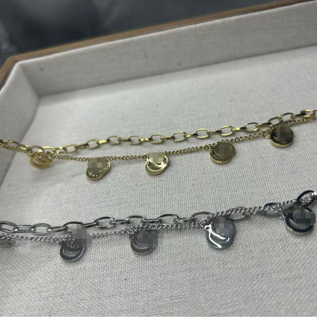 Simple Gold Plating Super Long Color Bracelet