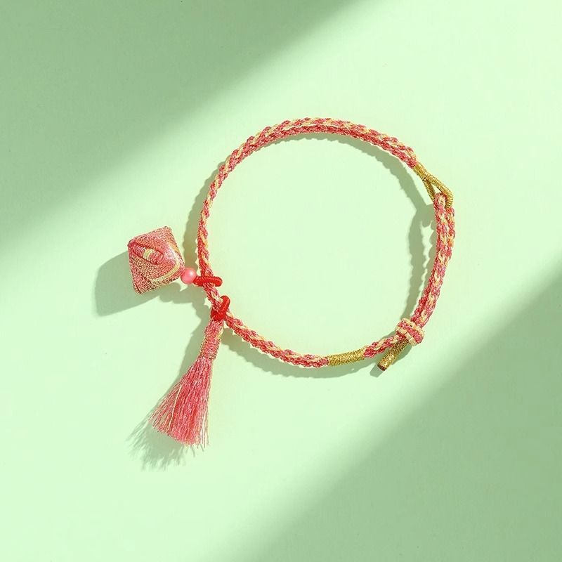 Small Gift Tassel Adjustable Red Rope Dragon Boat Festival Bracelet