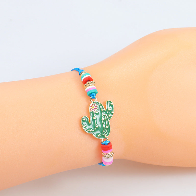 Children's Dinosaur Unicorn Pineapple Rainbow Cartoon Animal Bracelets