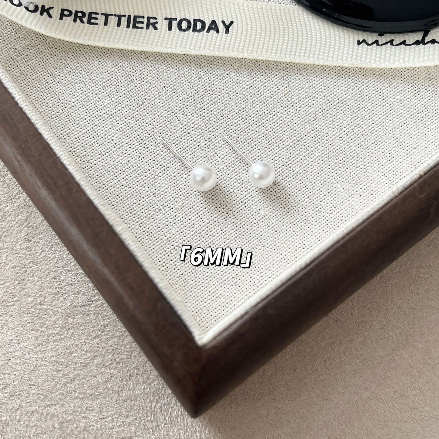 Women's Sier Fashion Minority Simple High-grade Pearl Stud Earrings