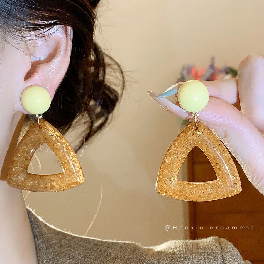 Women's Print Lovely Geometric Trendy Personality Light Luxury Earrings