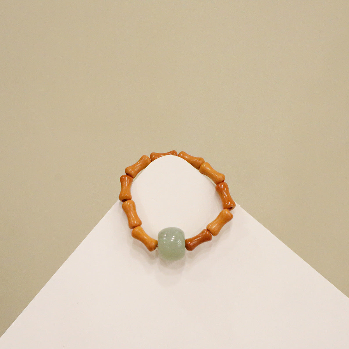 Joint Olive Nut Bodhi Jade Cat's Paw Elastic Rings