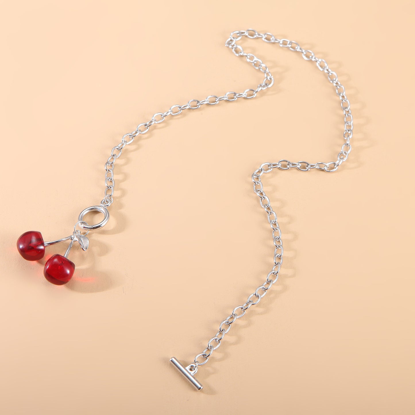 Dark Black Cherry Cool Handsome Retro Temperament Necklaces