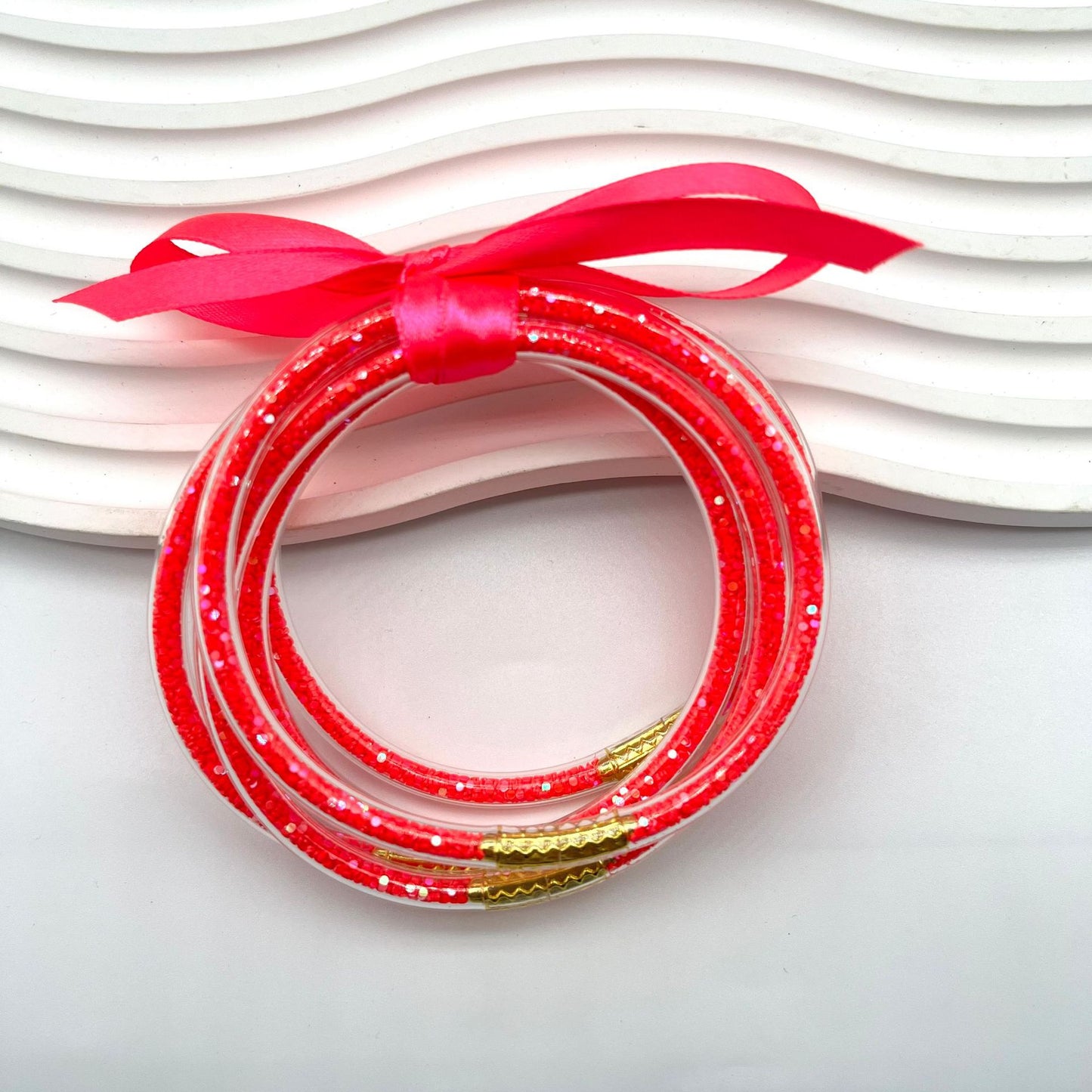 Glamorous Fashion Silicone Bright Simple Couple Bracelets