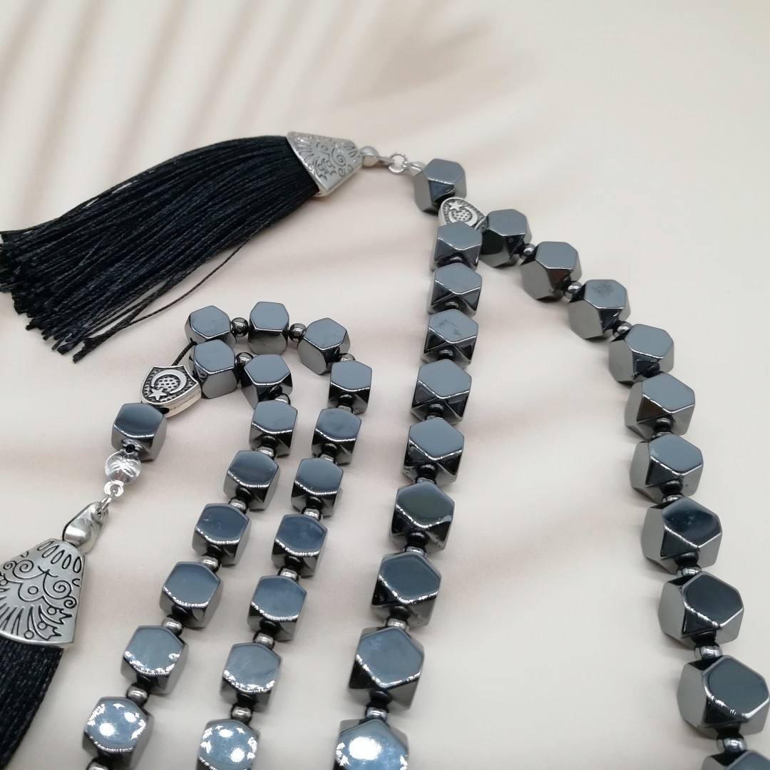 Haematite Moose Beads Prayer Pilgrimage Arabic Bracelets
