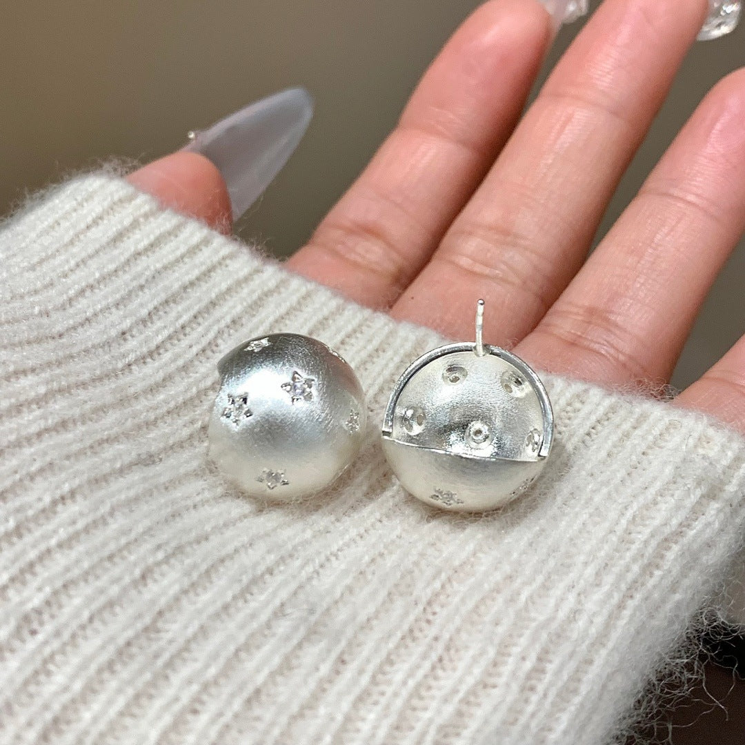 Women's Star Ear Sier Light Luxury Simplicity Stud Earrings