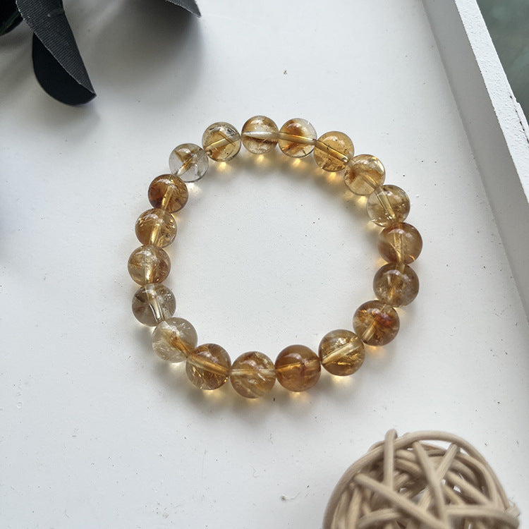 Women's Natural Citrine Niche Design Drip Fresh Sweet Bracelets