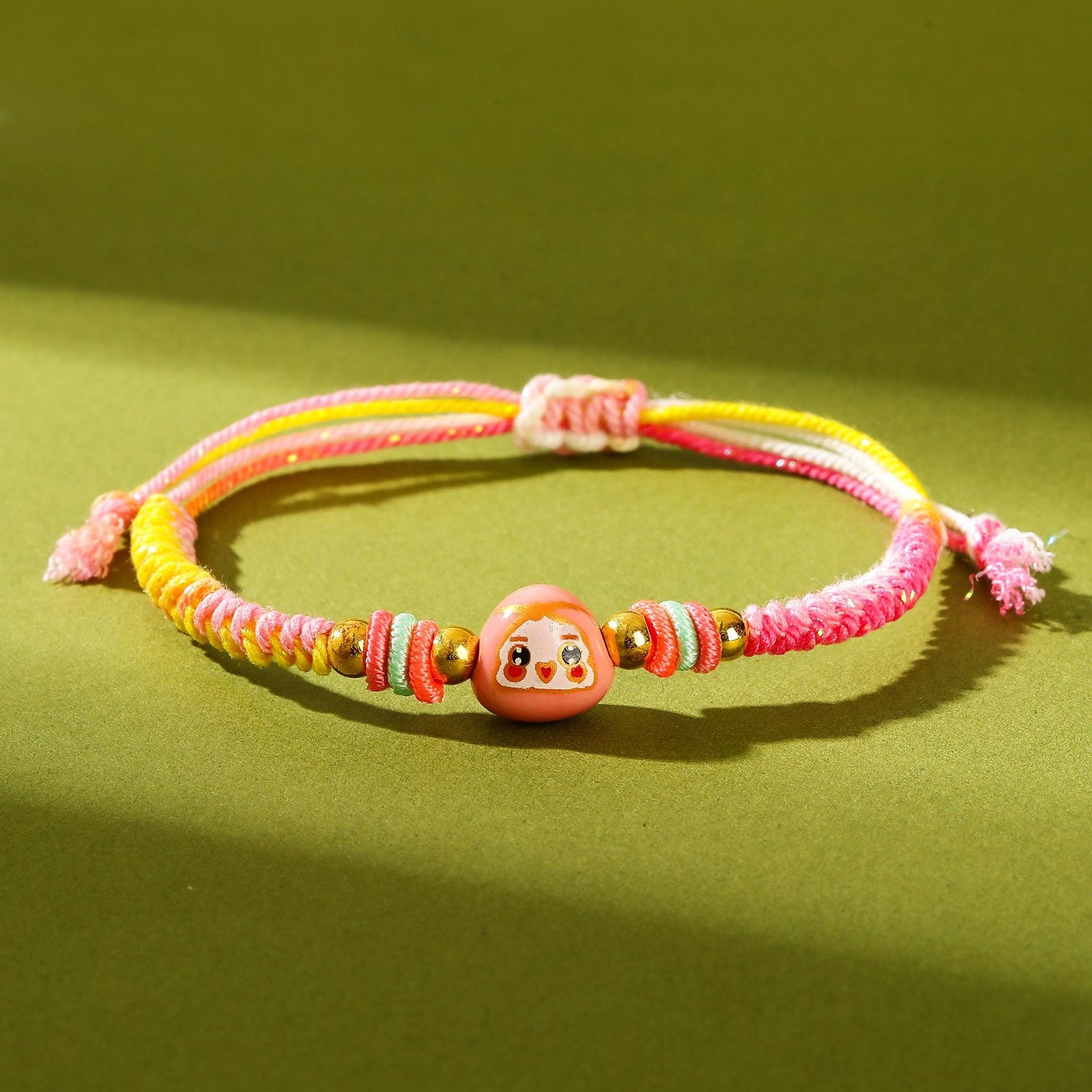 Children's Colorful Rope Dragon Boat Festival Carrying Strap Cartoon Small Bracelet
