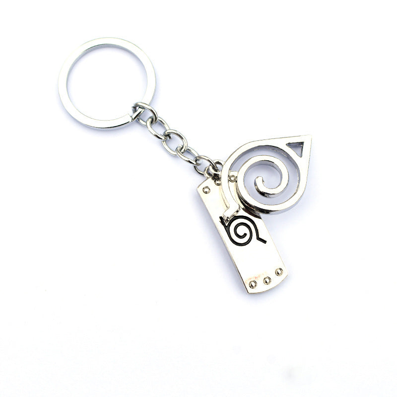 Attack Allen Giant Key Ninja Small Organization Red Cloud Notes Necklace