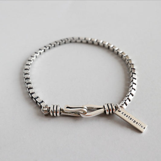 Female Versatile High Sense Personality Retro Box Chain Fashion Bracelets