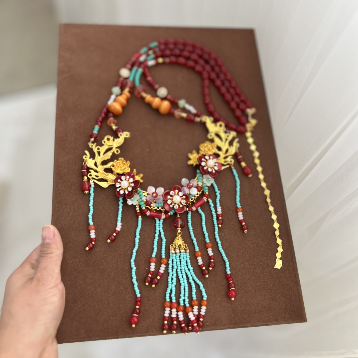 Style Han Chinese Clothing Vintage Tassel Exquisite Ethnic Necklace
