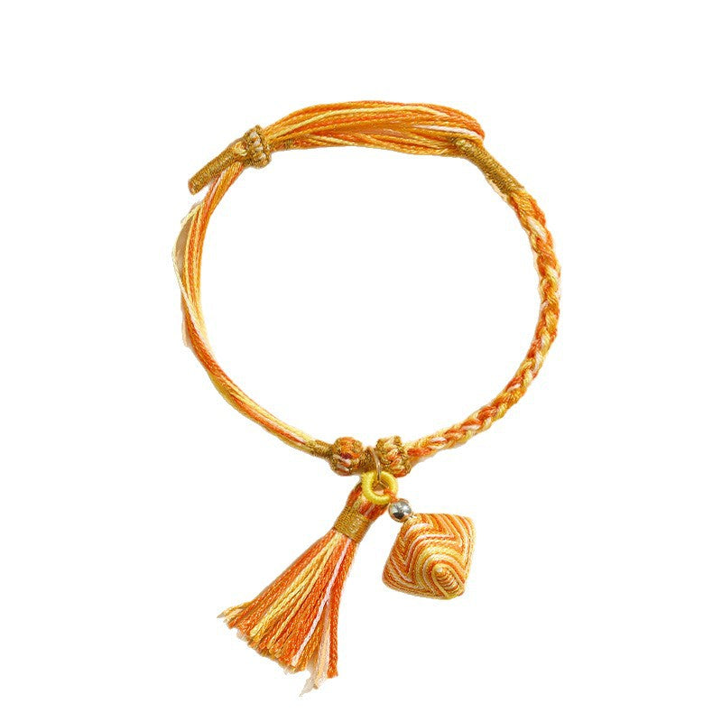 Children's Strap Hand-woven Colorful Braided Rope Tassel Adult Holiday Gift Batch Bracelets