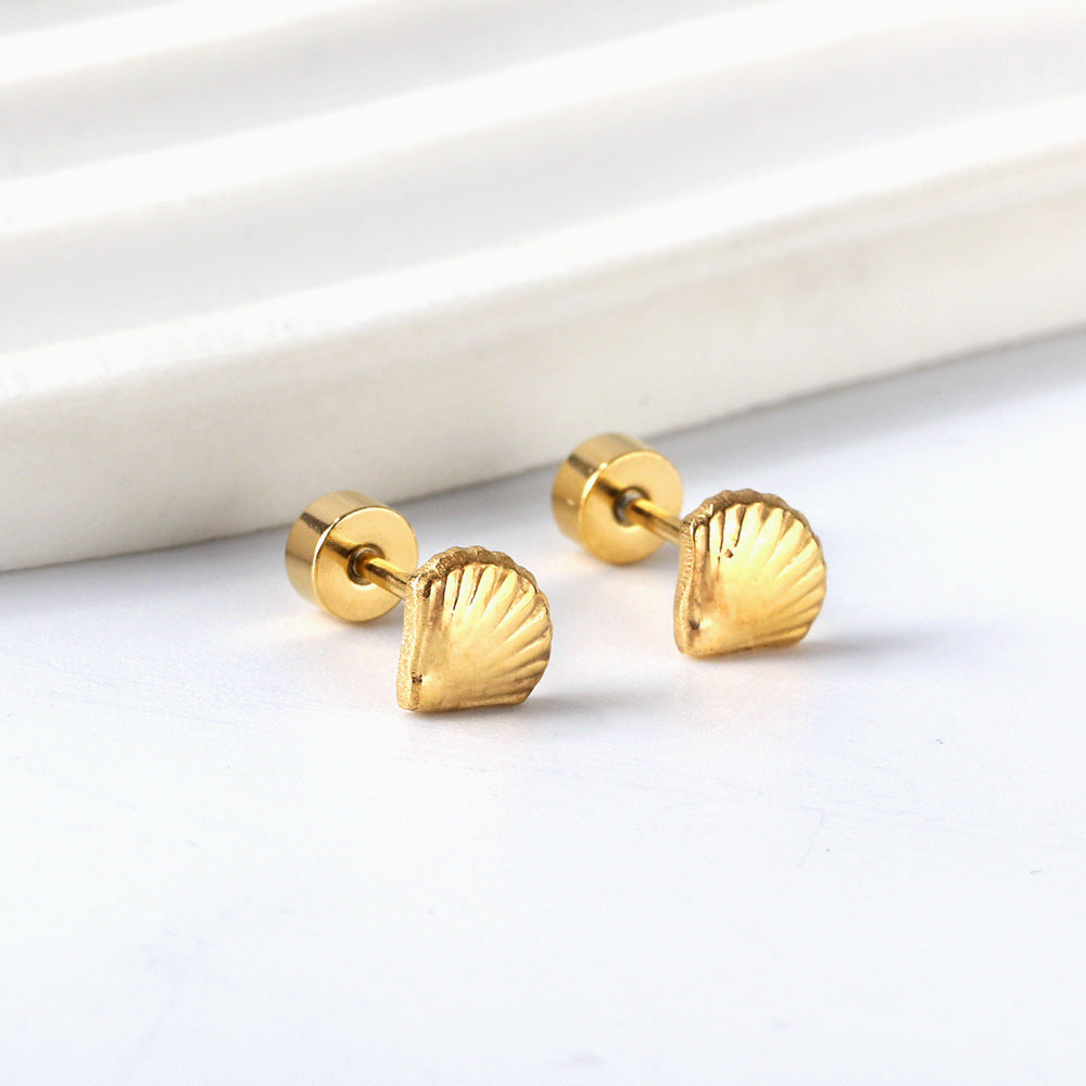 Women's Shell Fashionable Bright Simple Elegant Earrings