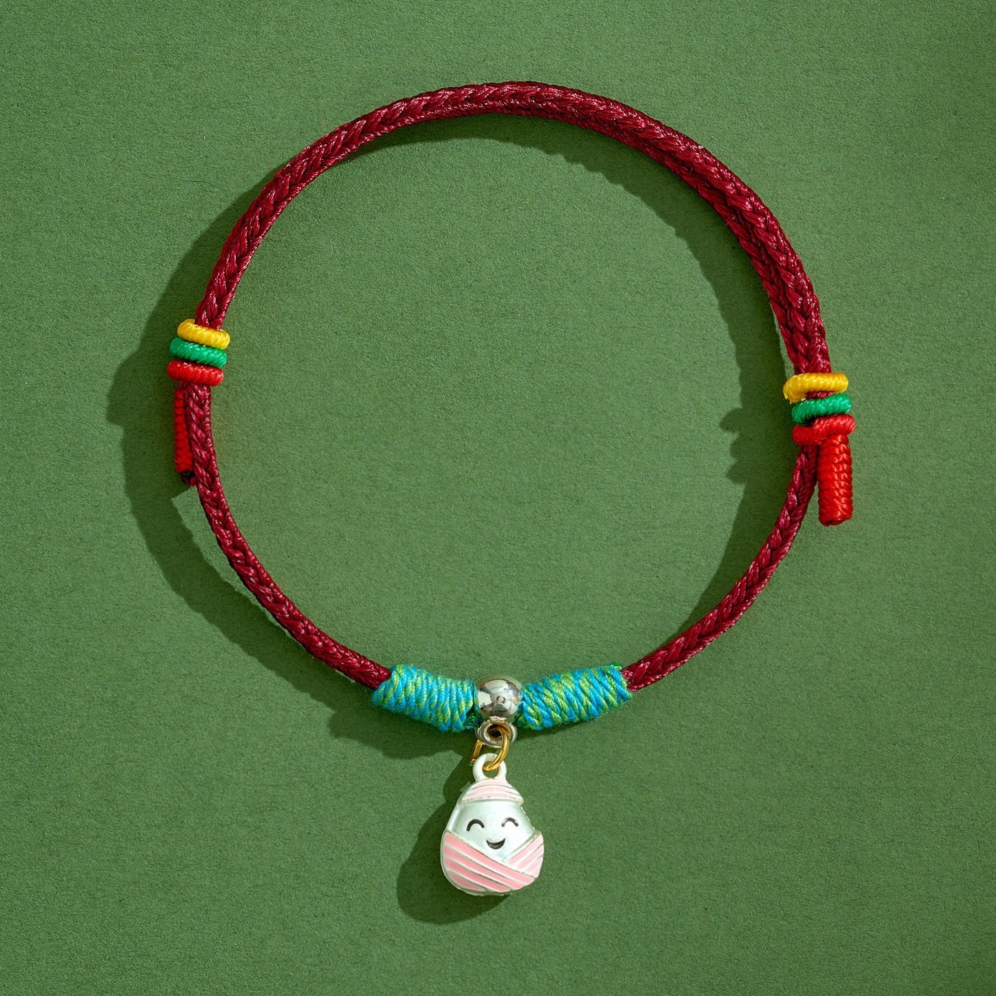 Dragon Boat Festival Colorful Rope Small Red Hand-woven Tiger Head Bracelet