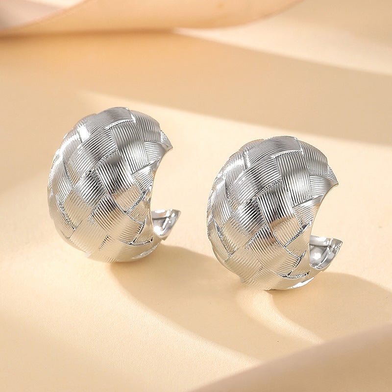 Version Ear French Personality Old Money Stud Earrings