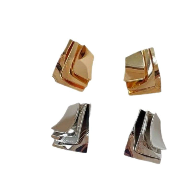 Square Geometric Design Irregular Simple Fashion Stud Earrings