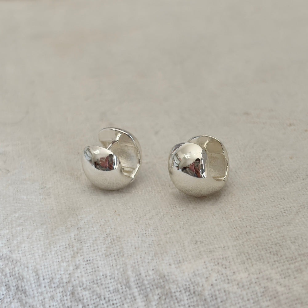 Women's Design Cold Style Commuter Matching Geometric Ellipse Earrings