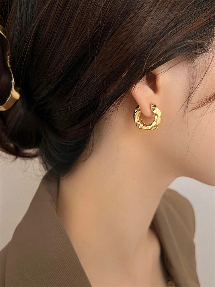 Metal Texture Small Simple Trend Cold Ear Buckle