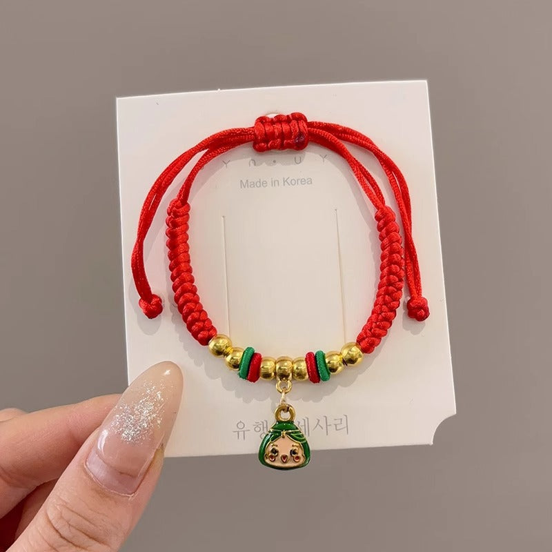 Small Gift Tassel Adjustable Red Rope Dragon Boat Festival Bracelet
