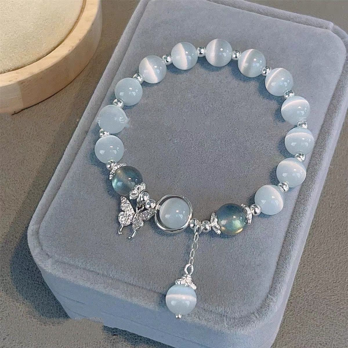 Female Design Gray Moonlight Simple Gift Bracelets