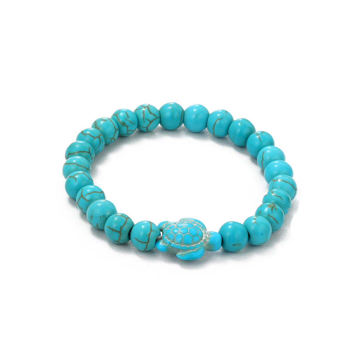 Classy Turquoise Beach Turtle String Beads Bracelets