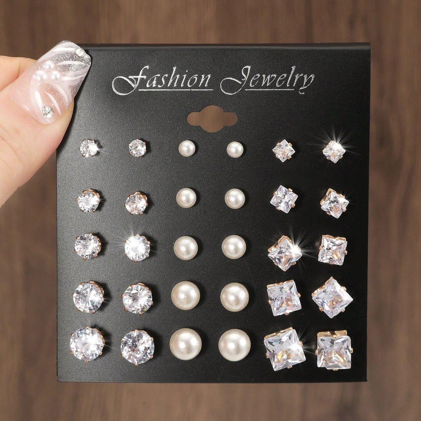 Pearl Pairs Combination Cheap Simple Fashion Rings