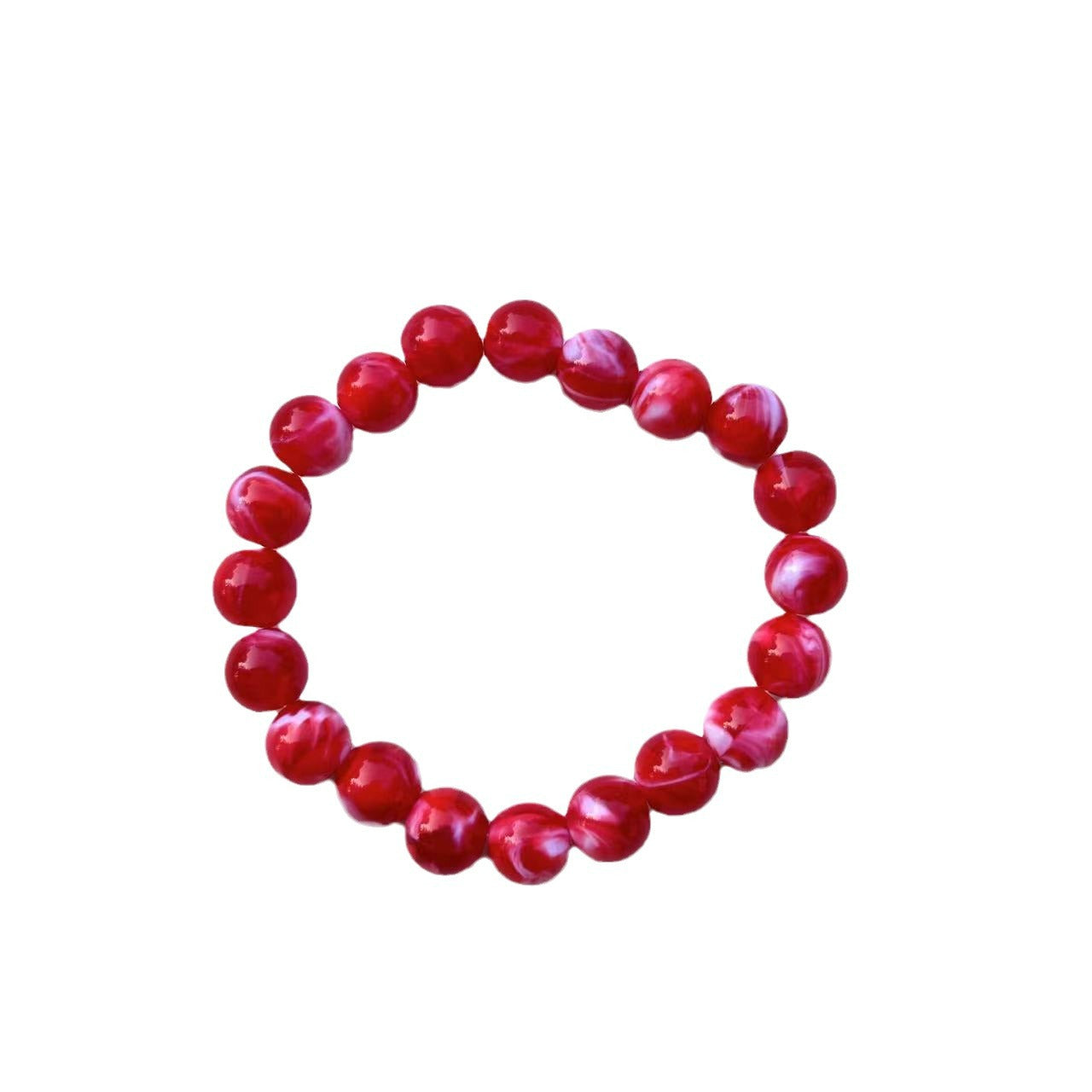 Children's Crack Bead Letter Candy Color Golden Balls Bracelet
