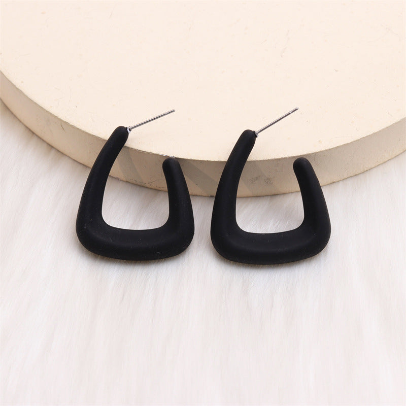 Women's U-shaped Personalized Acrylic Ear Simple Design Earrings