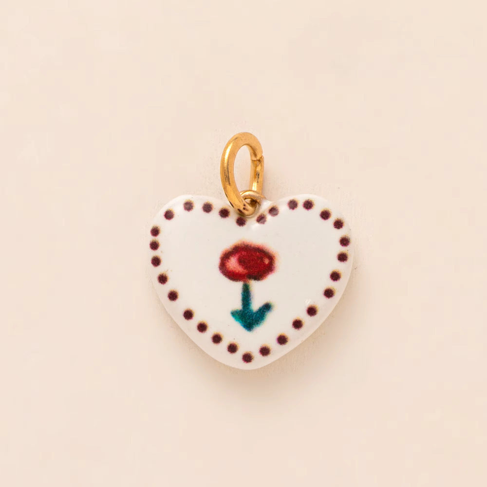 Casual Piece Flower Cherry Envelope Love Jewelry Accessories