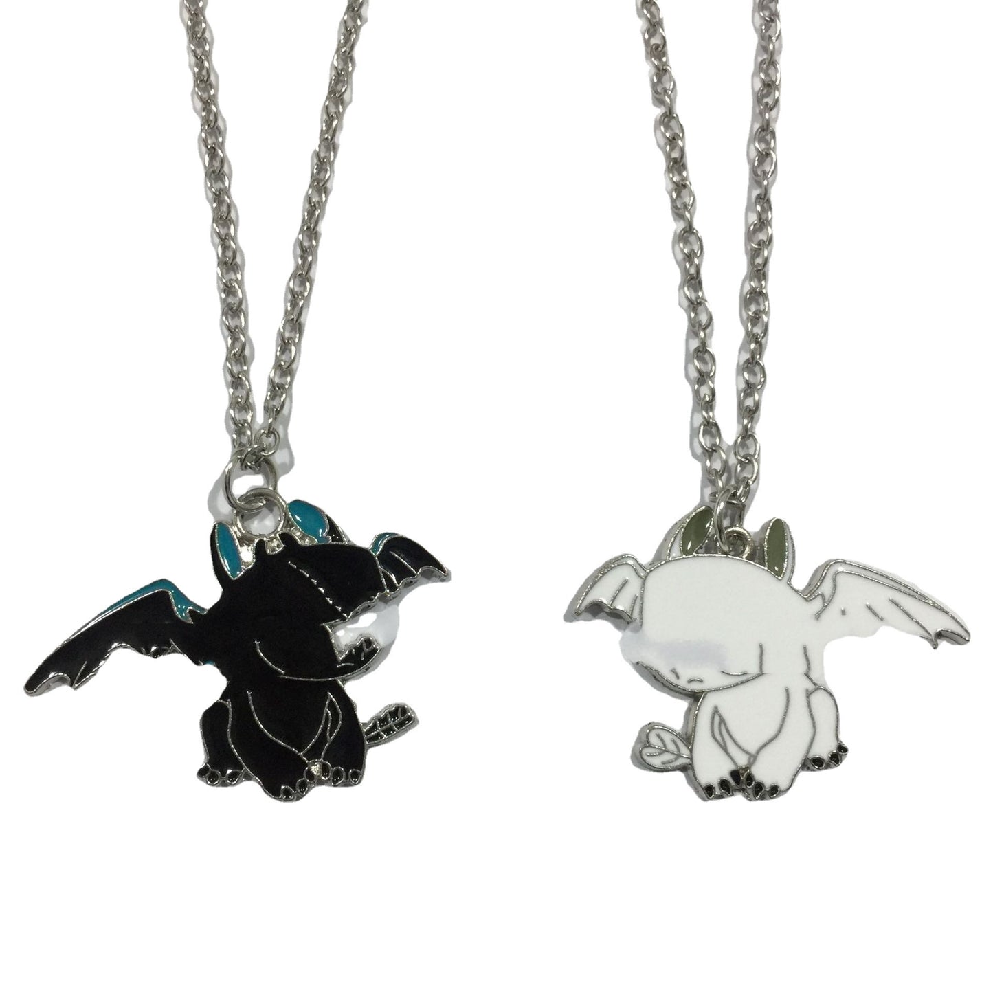 Clow Melody Black White Dragon Double Pendants