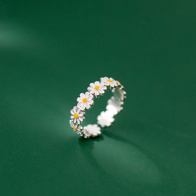 Style Fresh White Flower Epoxy Korean Bracelets
