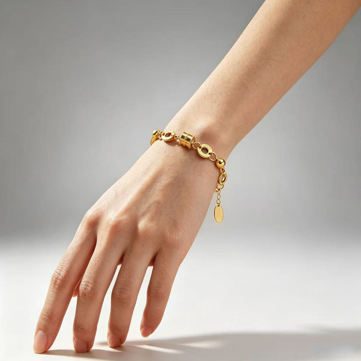 Women's Elbow Small Waist Titanium Steel Female Bracelet
