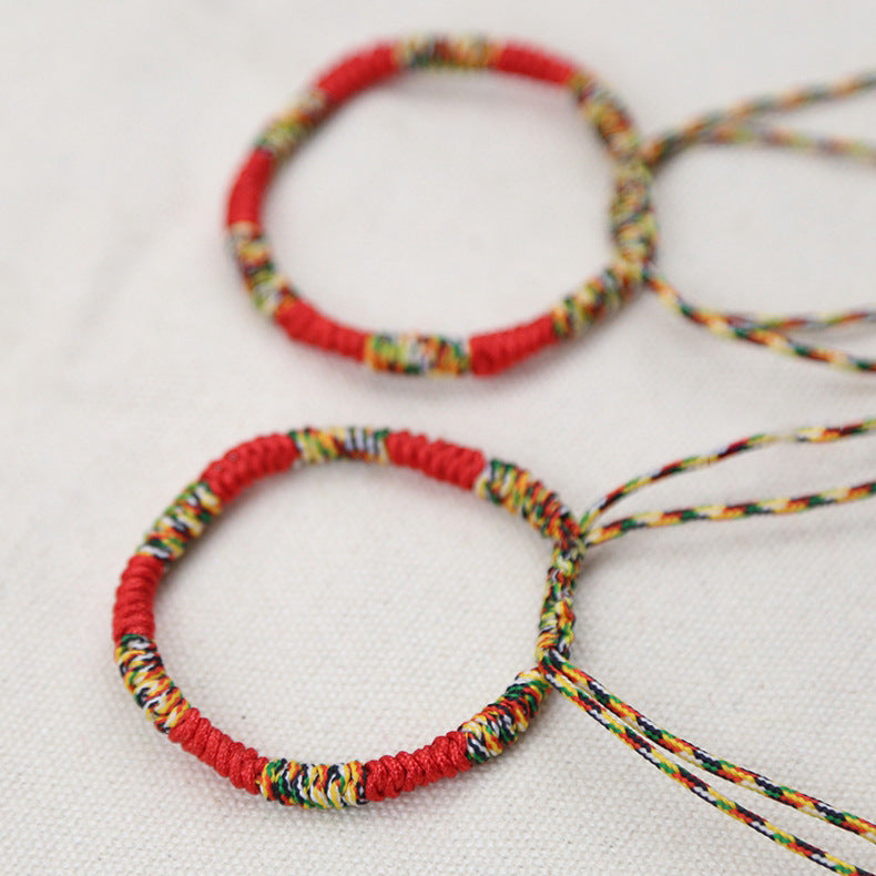 Double Color Line Dragon Boat Festival Bracelets