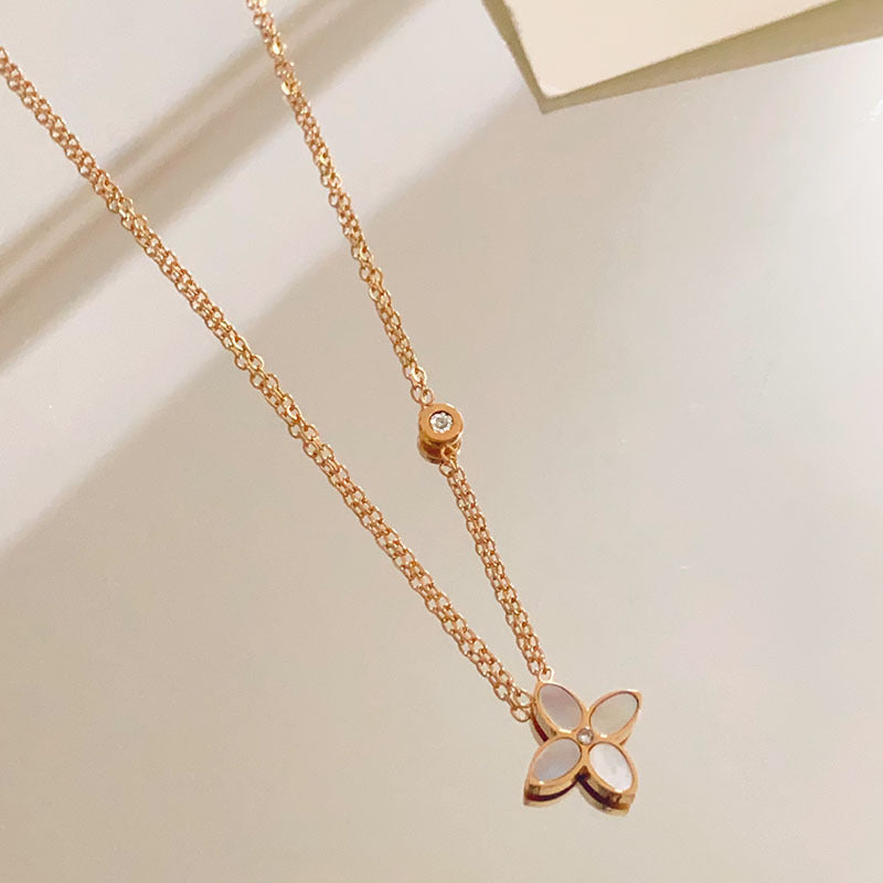 Chain Female Rose Gold Design High Necklaces