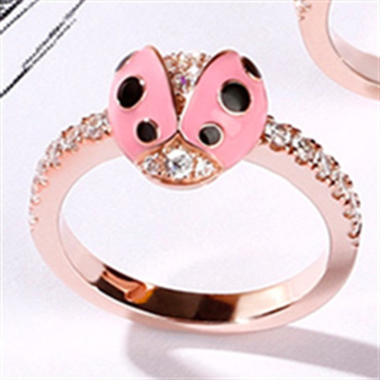 Holding Zircon Bamboo Open Niche Design Rings