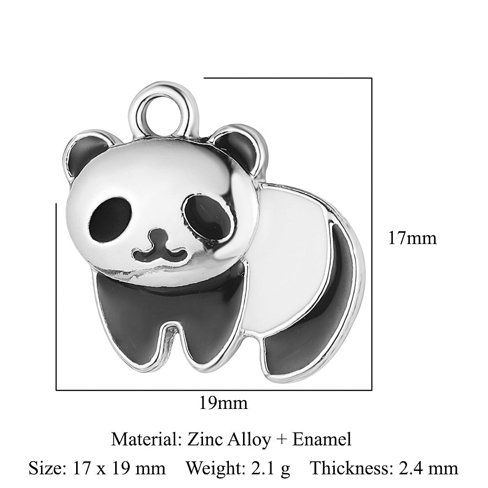 Eyes Snake Cross Leaves Zinc Alloy Musical Note Panda Pendants