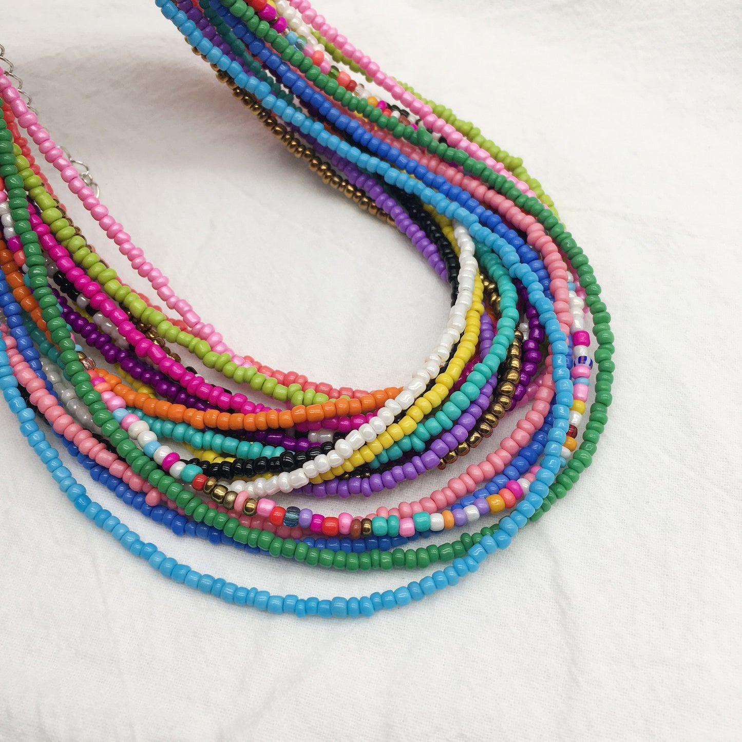 Beautiful Women's Bead Multicolor Vacation Beach Necklace
