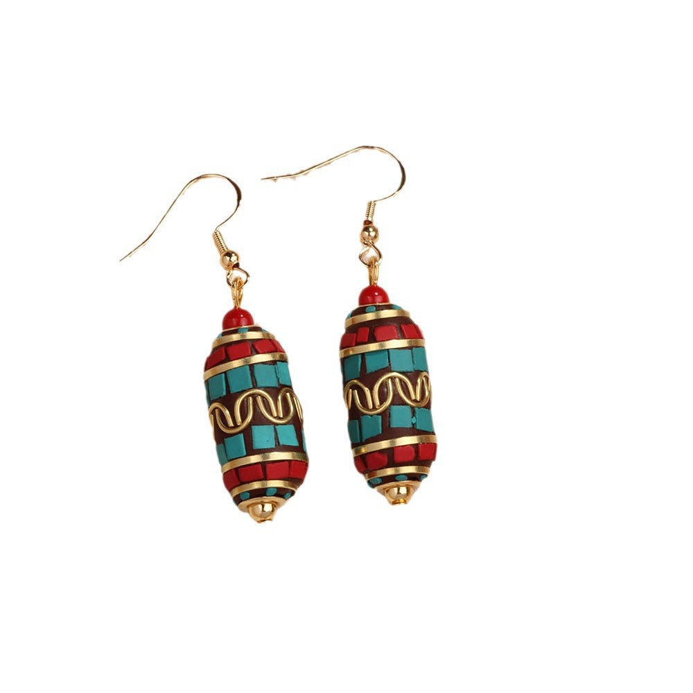 New Attractive Vintage Nepal Simple Design Earrings