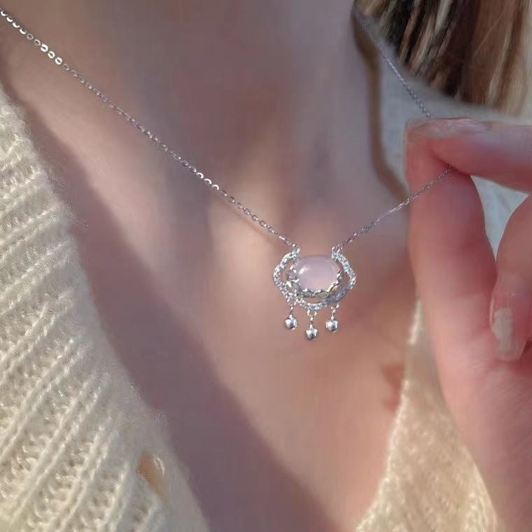 Luxury Sweet Loving Heart Clavicle Chain Niche High Necklaces