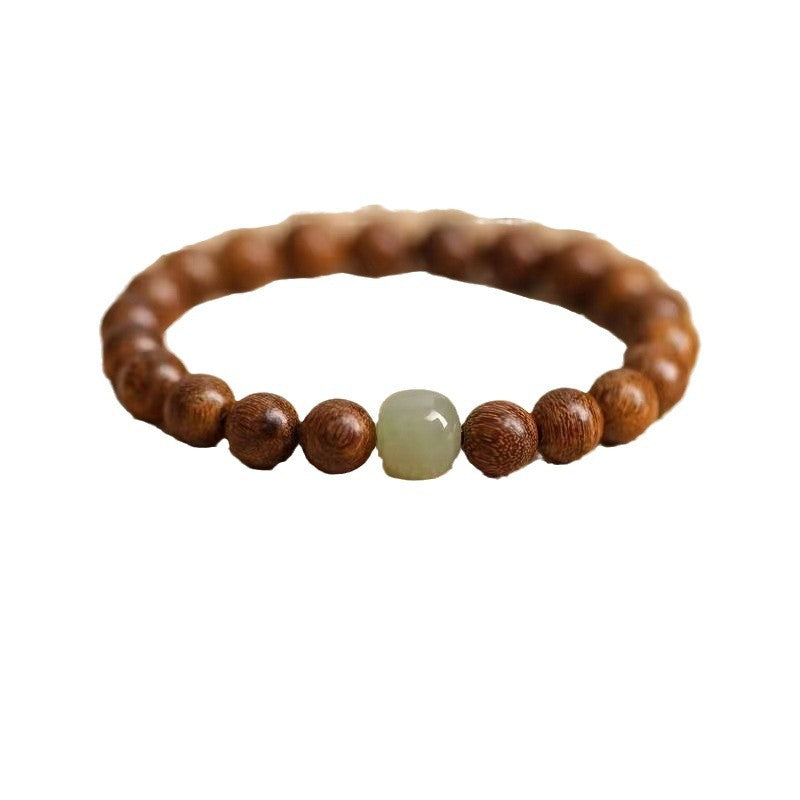 Women's & Men's Blackwood Silkwood Jade Crafts Hand Toy Bracelets