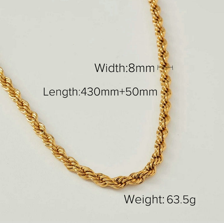 Gold-plated Stainless Steel Light Luxury Cold Necklaces