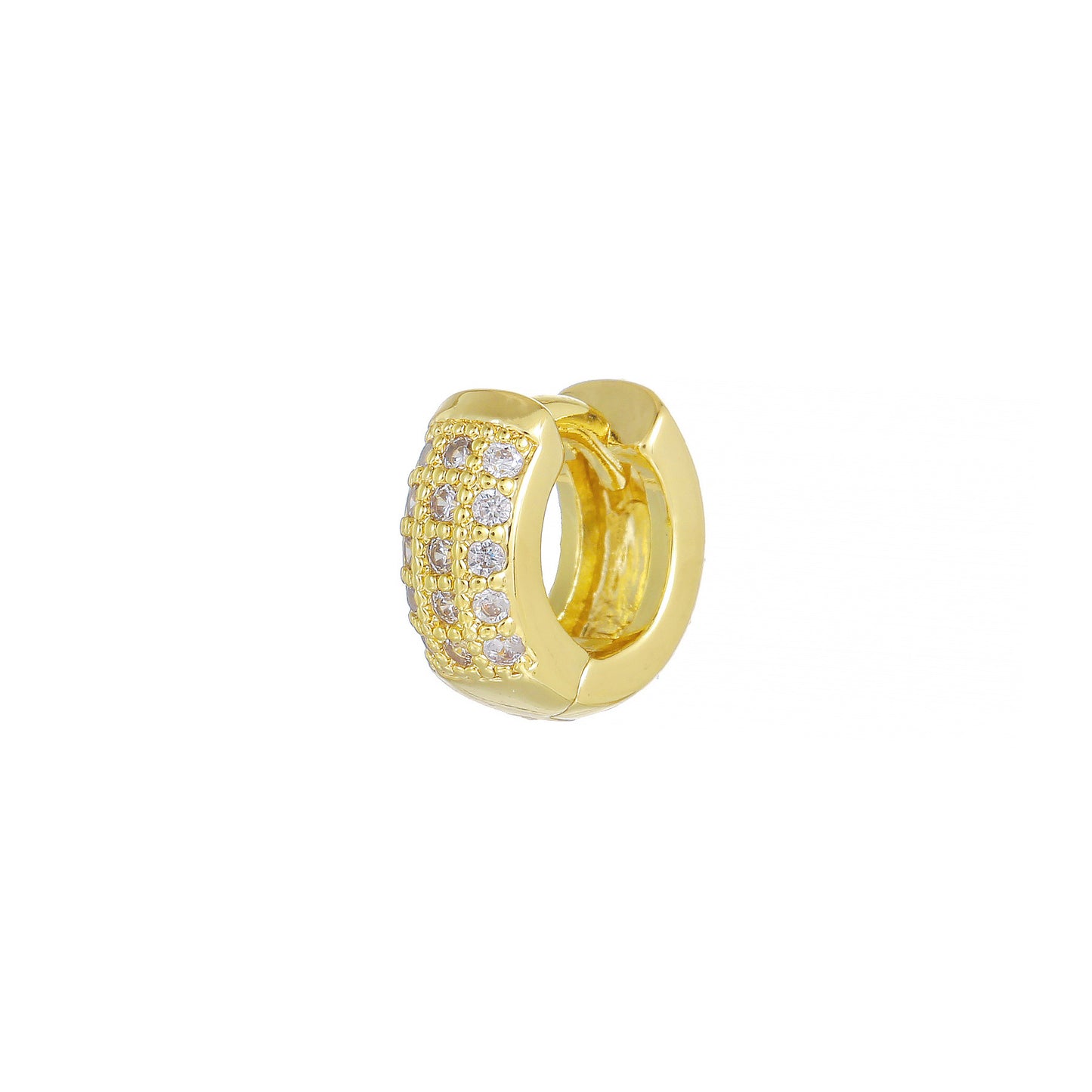 Inlaid Zircon Gold Color Protection Personality Ear Buckle
