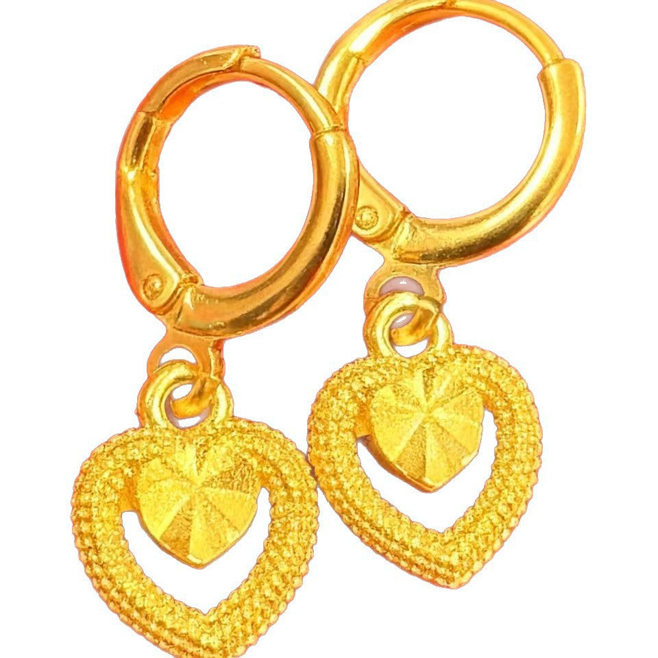 Women's Alluvial Gold Fashion Water Drop Ear Rings