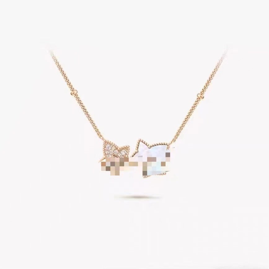 Champagne Double Star Female Tang Wei Necklace
