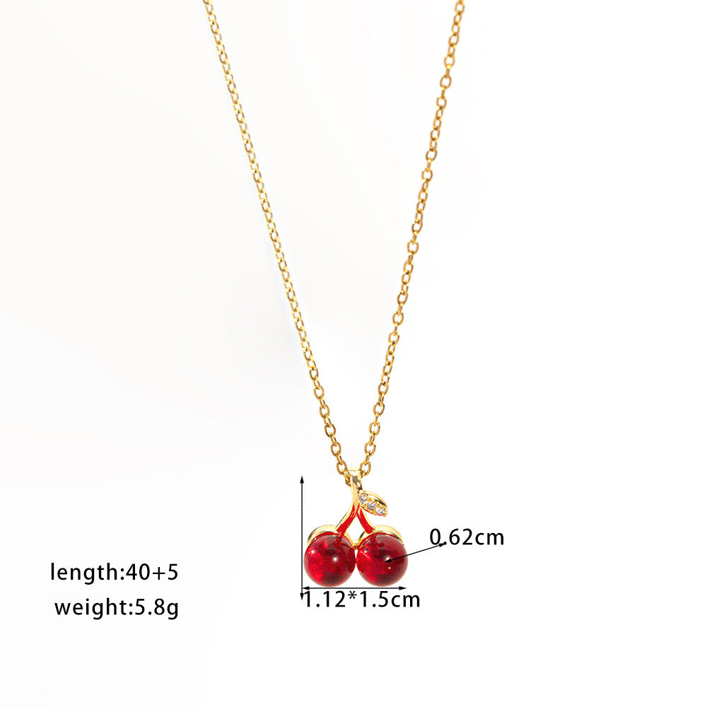 Women's Micro Inlaid Zircon Sun Star Moon Zodiac Clavicle Necklace