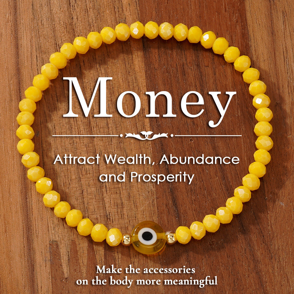 Devil's Eye Color Chain Female Twin Bracelet