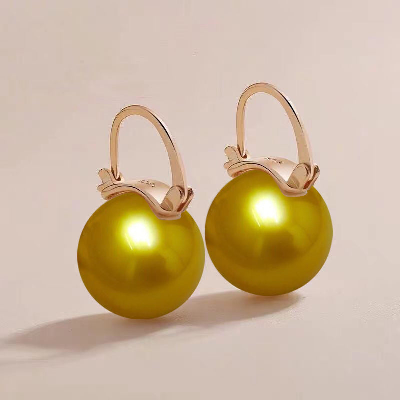 Shell Pearl Parvenu Gold Imitation White Rings