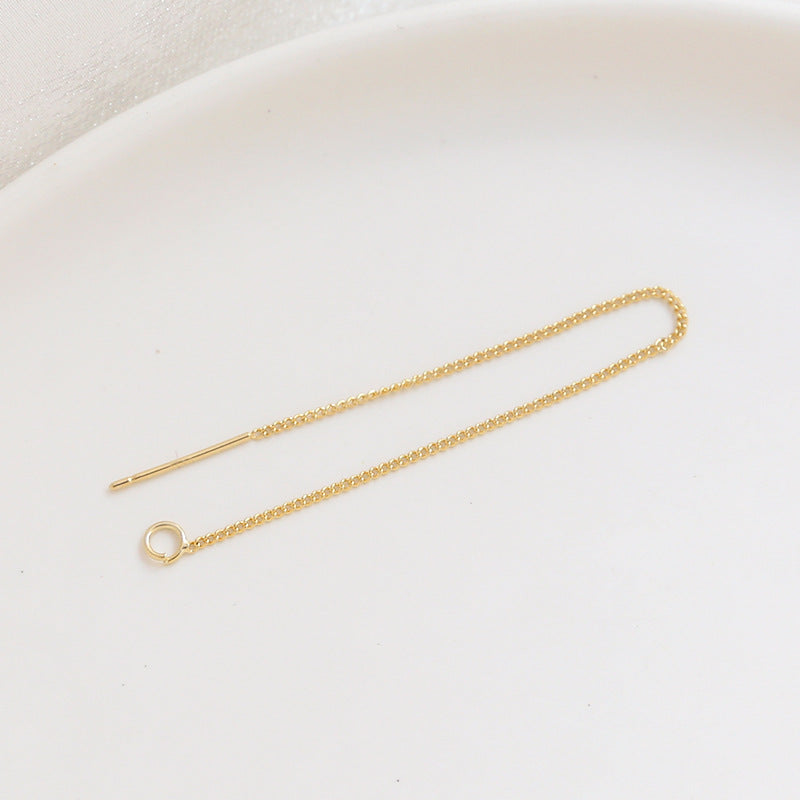 Piercing Copper Plated Real Gold Color Ear Line