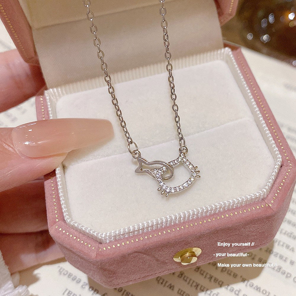 Eating Fish Cute Light Luxury Minority Design Simple Exquisite Necklace