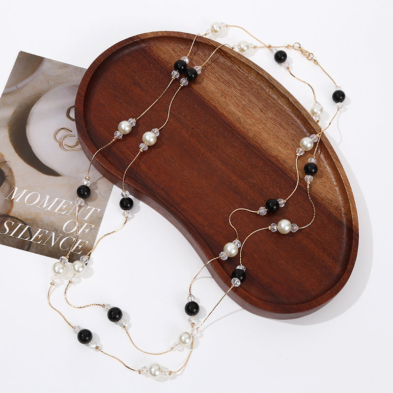 Long Sweater Chain Elegant High-grade Pearl Necklace